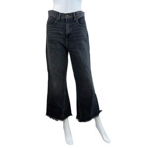 THE GREAT Black Kick Bell Jeans Size 28 J0399